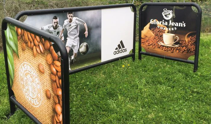 Branded Café Barriers for Sports & Fan Engagement